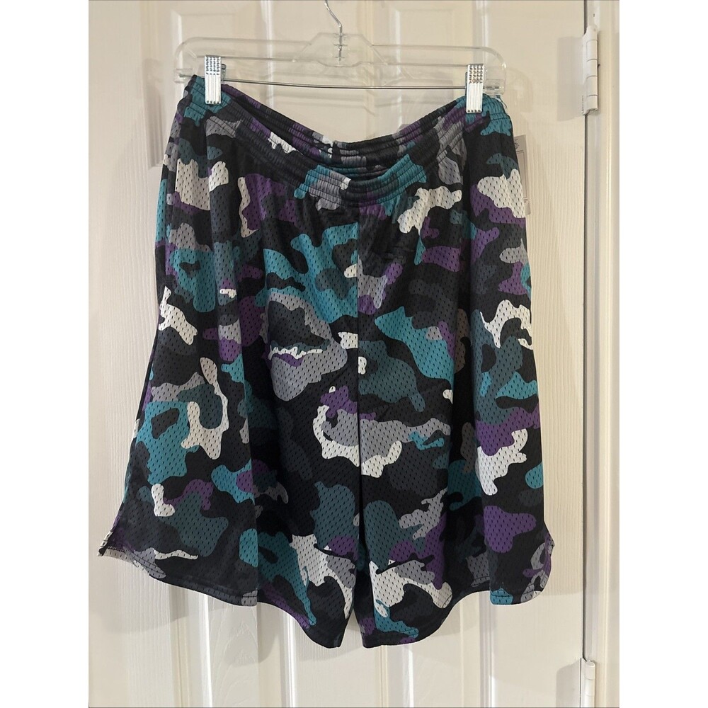 Champion Athletic Shorts Mens Size Medium Abstract Camo 9 Inch Classic